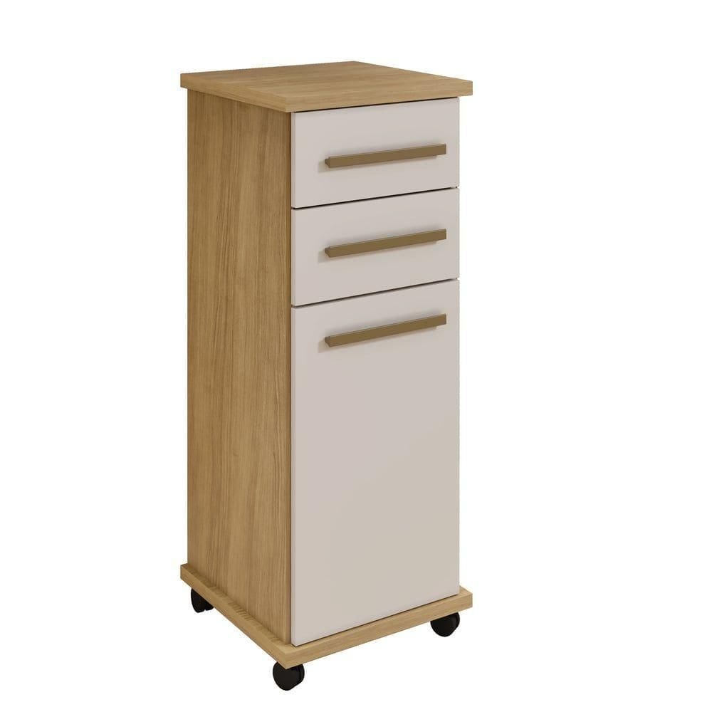 Balcão Tókio 2 Gavetas Arte Móveis Cinamomo-off White