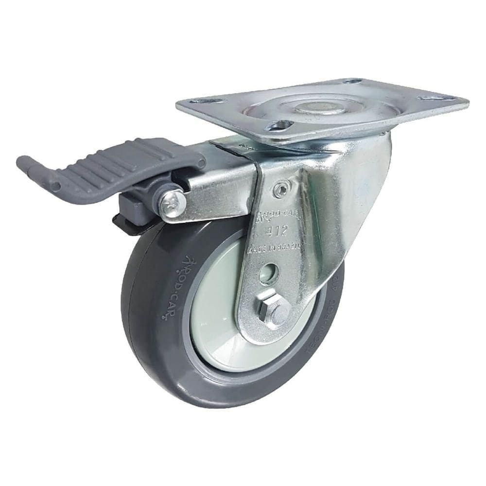 Rodízio Giratório Com Base 110 Kilos Glron 412 Bpkc - 111532 - Rod-car