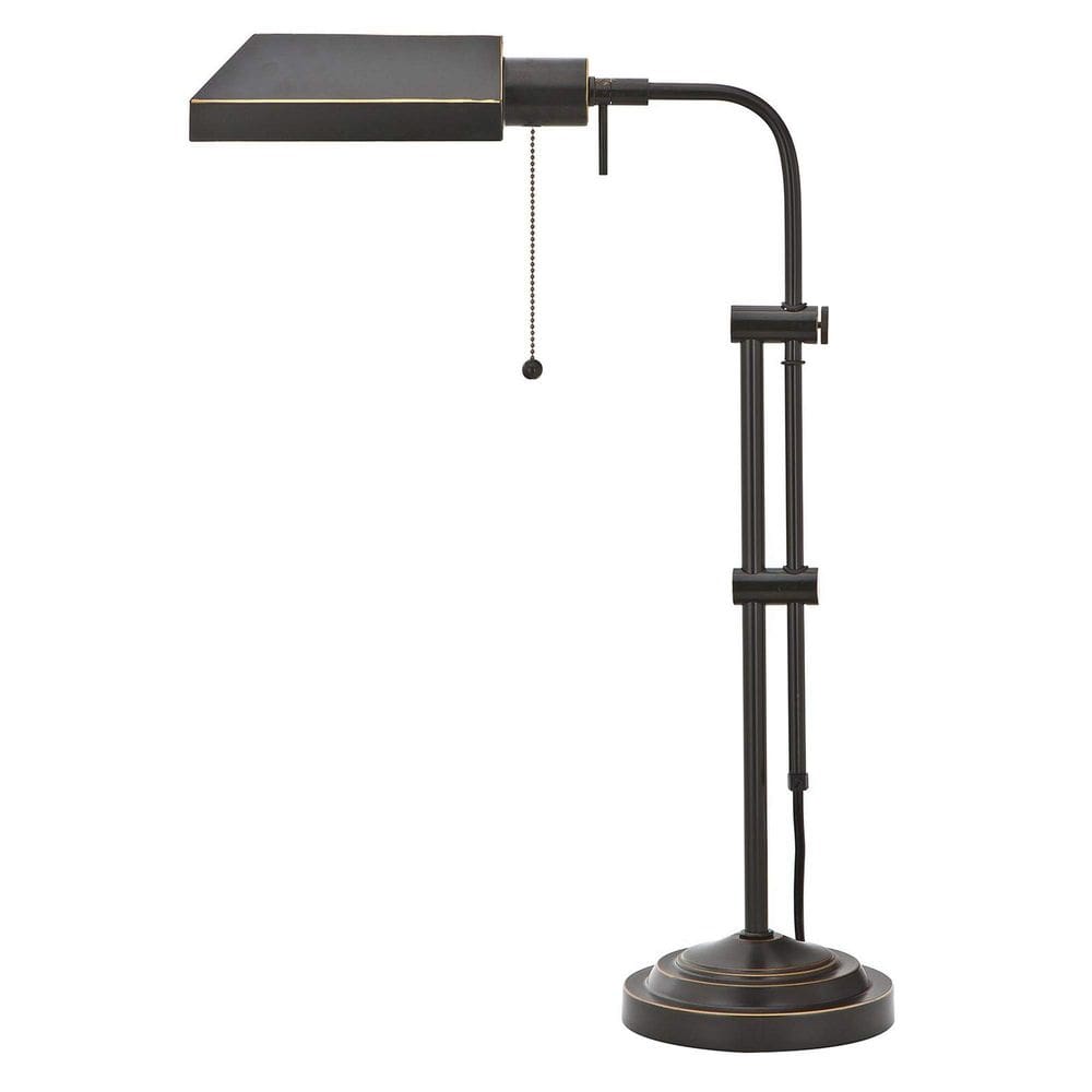Lâmpada de mesa Benzara Retangular Ajustável 41x18x56cm