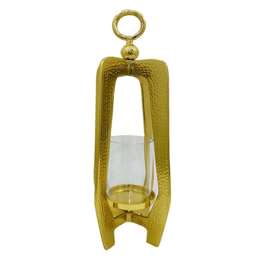 Castiçal Benzara Dolk 69 cm Lanterna de mesa dourada