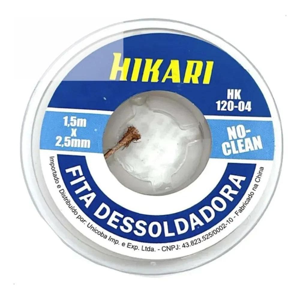 10X Fita Malha Dessolda Hk120 Hikari - 2.0 / 2.5 / 3.0 Mm S