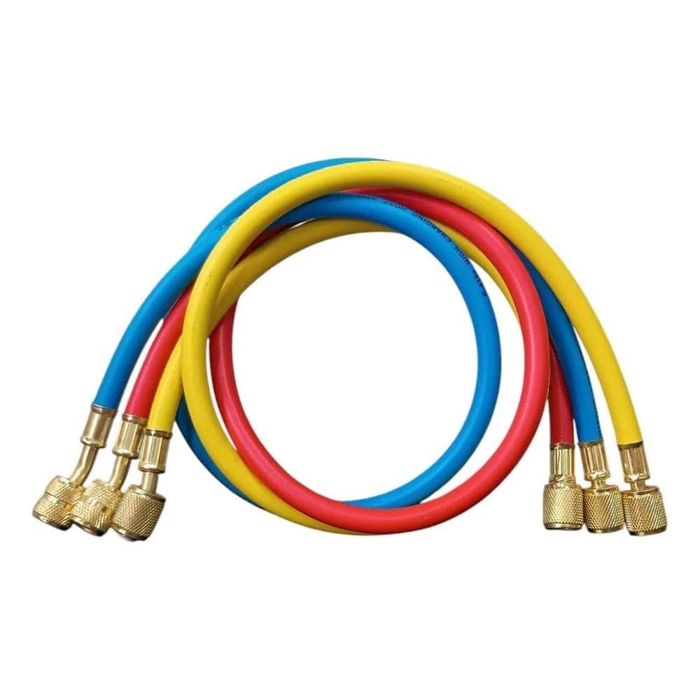 10X Conjunto Mangueiras Manifold R410A 90Cm R410 R32 R407C