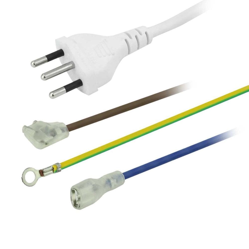 Cabo Força Universal 10A Bco Ar-Condicionado E Micro-Ondas