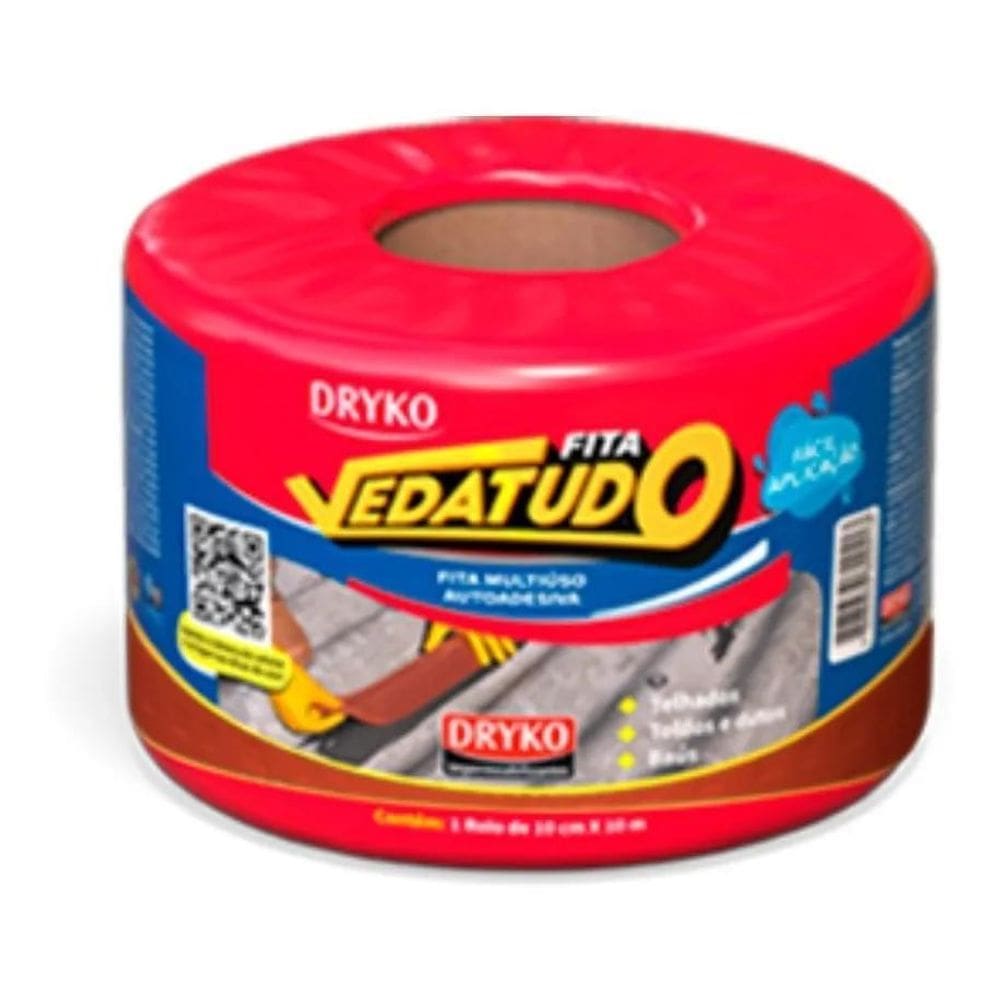 10X Manta Asfáltica Terracota Telhado Auto Adesiva- 10Cm X