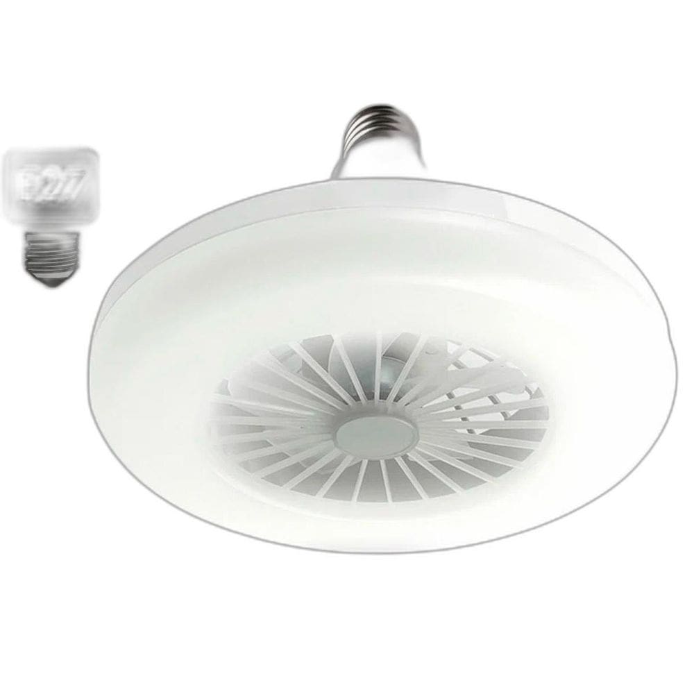 Ventilador De Teto Com Led Integrado Controle De Luz E Ar