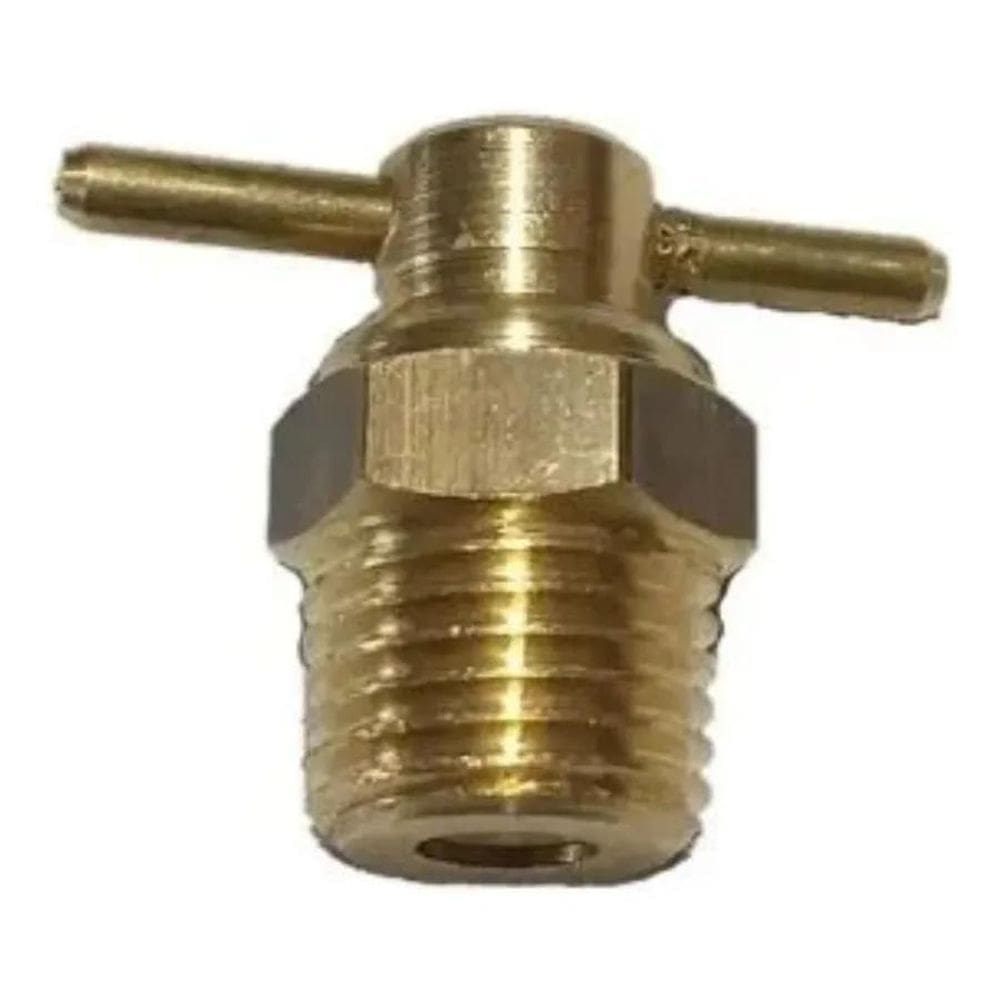 10X Purgador Para Compressor  Dreno  - Rosca De 1/4 - Lubef
