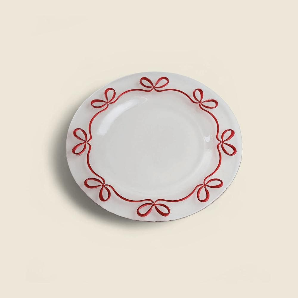 Prato para Sobremesa Laço 21cm - A\\CASA