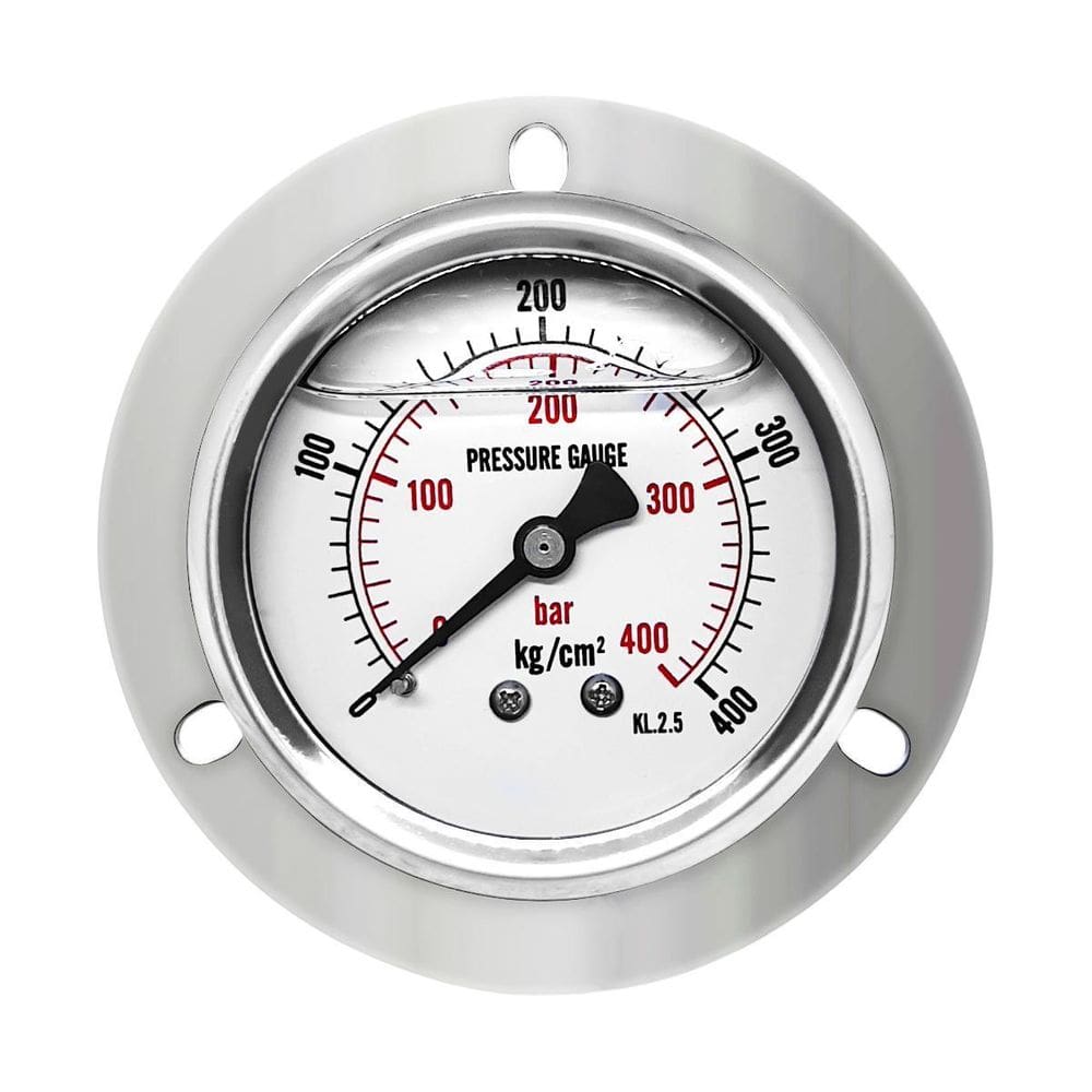 Manometro Hidraulico 400 Bar Rosca 1/4 Modelo Yn60Zt