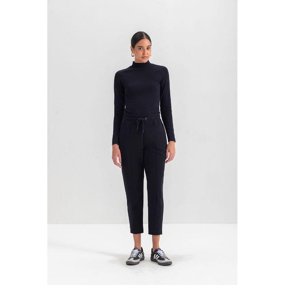 Blusa feminina gola alta em ribana Essendi