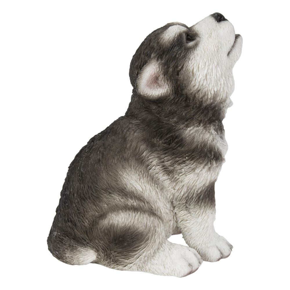 Filhote de malamute do Alasca Sculpture Hi-Line Gift Ltd Howling