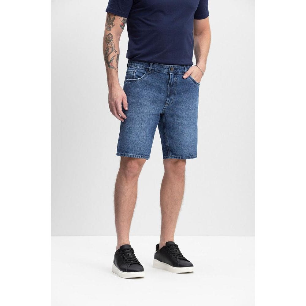 Bermuda jeans masculina Essendi Bermuda masculina em jeans algorue Essendi