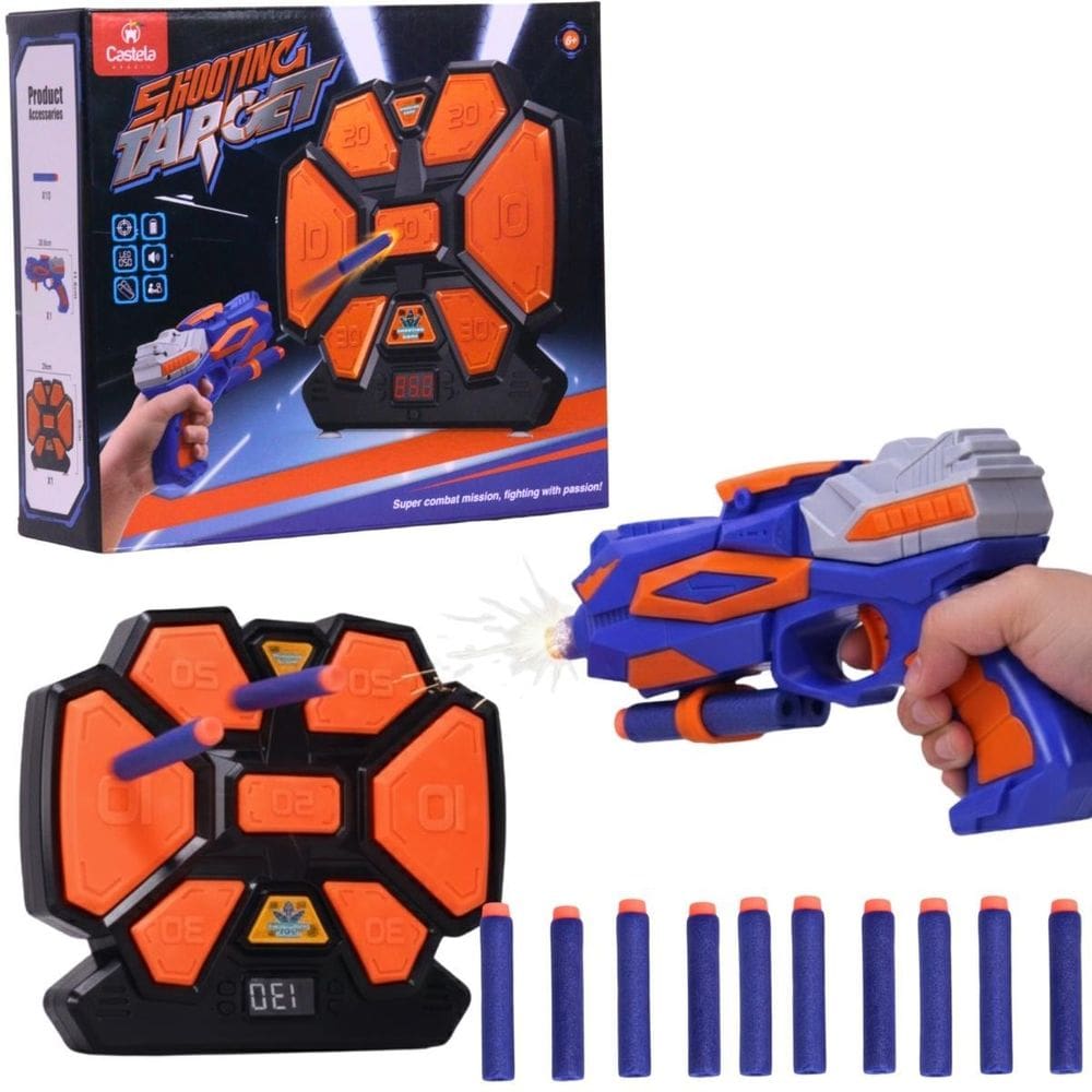 Lançador De Dardos Alvo Sensor Eletrônico - Castela