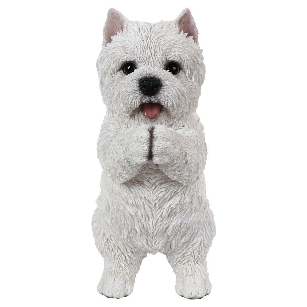 Estatueta Hi-Line Gift Ltd White Westie Puppy Statue