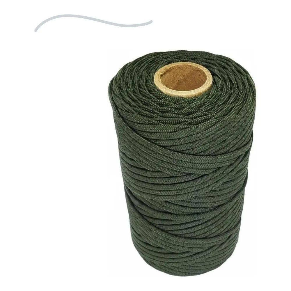 10X Corda Velame 4,0Mm Militar Rolo Com 100 Metros Gkl