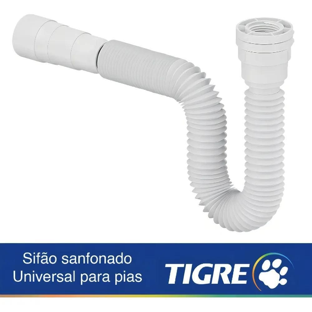 10X Sifão Flexível Ajustável Multiuso Pia/Lavatório/Tanque