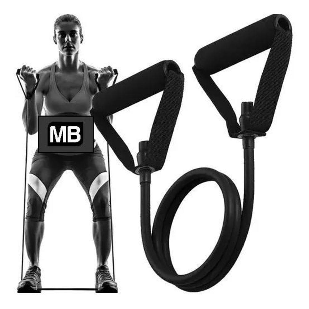10X Extensor Elastico Para Malhar Academia Treino Pilates F