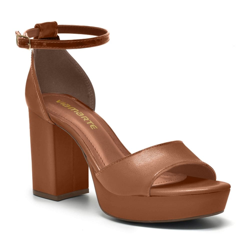 Sandália Feminina Plataforma Via Marte 141-025-01
