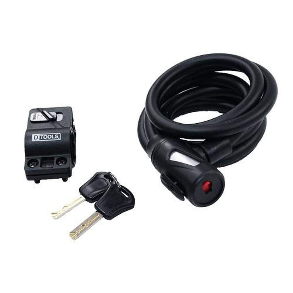 Cadeado Para Bike 12 X 1800mm Anti-roubo - Dtools
