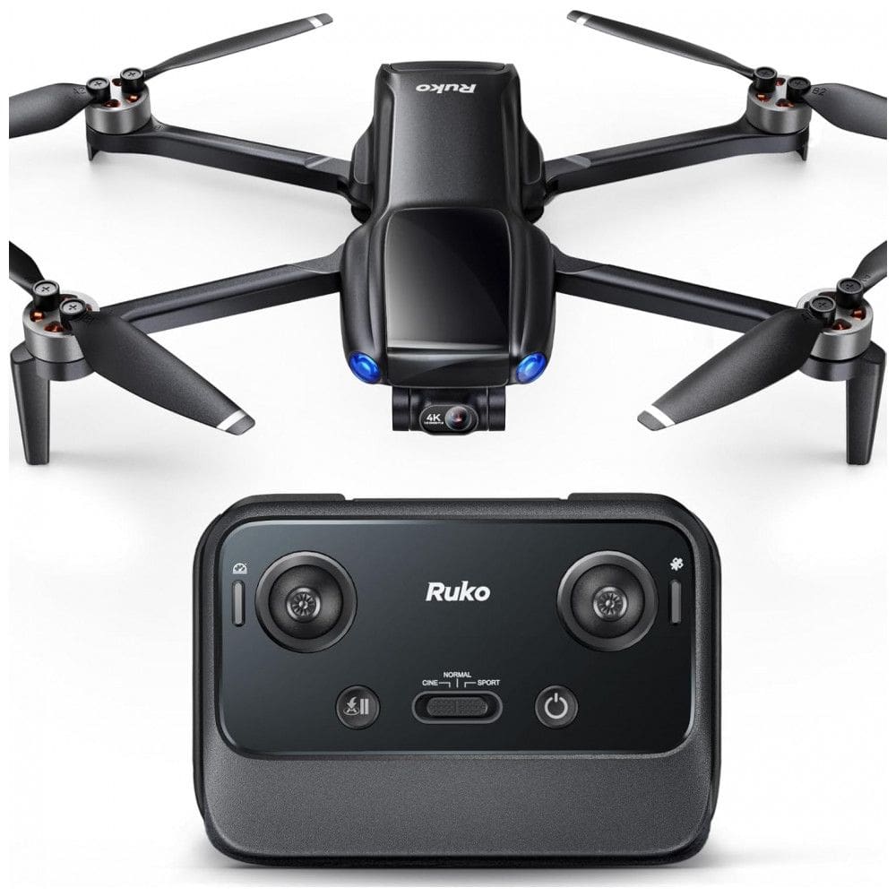 Ruko U11MINI 4K: Drone de bolso com câmera para adultos, fotos de 8K e vídeos de 4K a 30fps, gimbal de 3 eixos, transmissão digital FPV