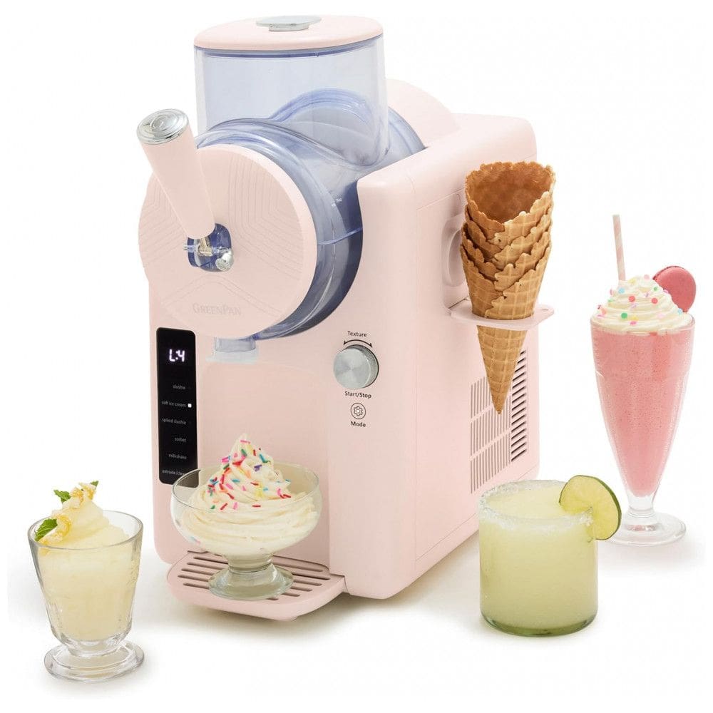 Máquina de Sorvete GreenPan Frost Ice Cream Frozen Drink Maker 15 em 1, Serve Sorvete, Slushies, Milkshakes, Coquetéis, Sem a Necessidade de