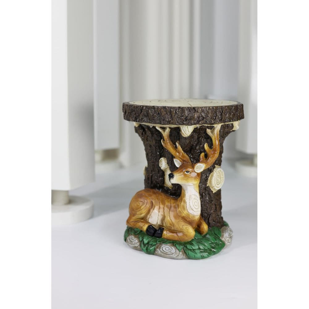 Suporte para plantas Solar Elk Statue Hi-Line Gift Ltd.