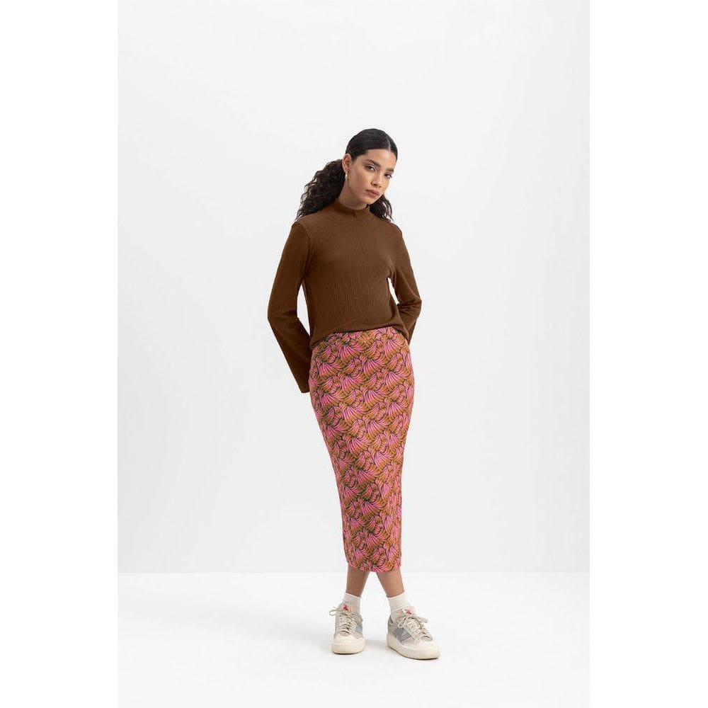 Blusa feminina em ribana essendi