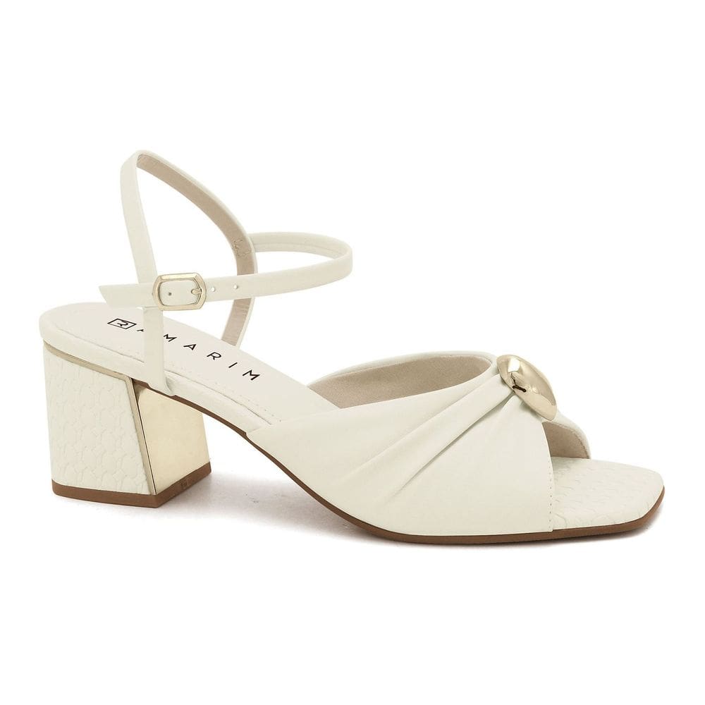 Sandália Feminina De Salto Bloco Ramarim 25-39205