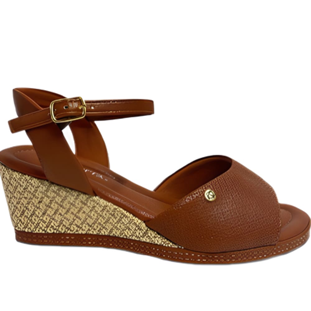 Sandália Feminina De Salto Anabela Piccadilly 408214