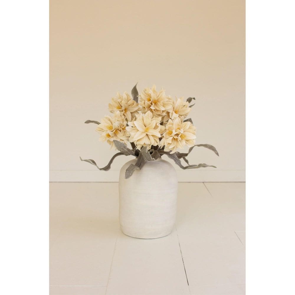 Vaso decorativo com flores botânicas artificiais por KALALOU