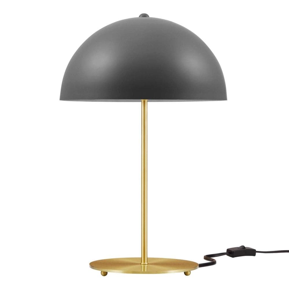Candeeiro de mesa Modway Ideal Grey Satin Brass Metal 46 cm 3 kg