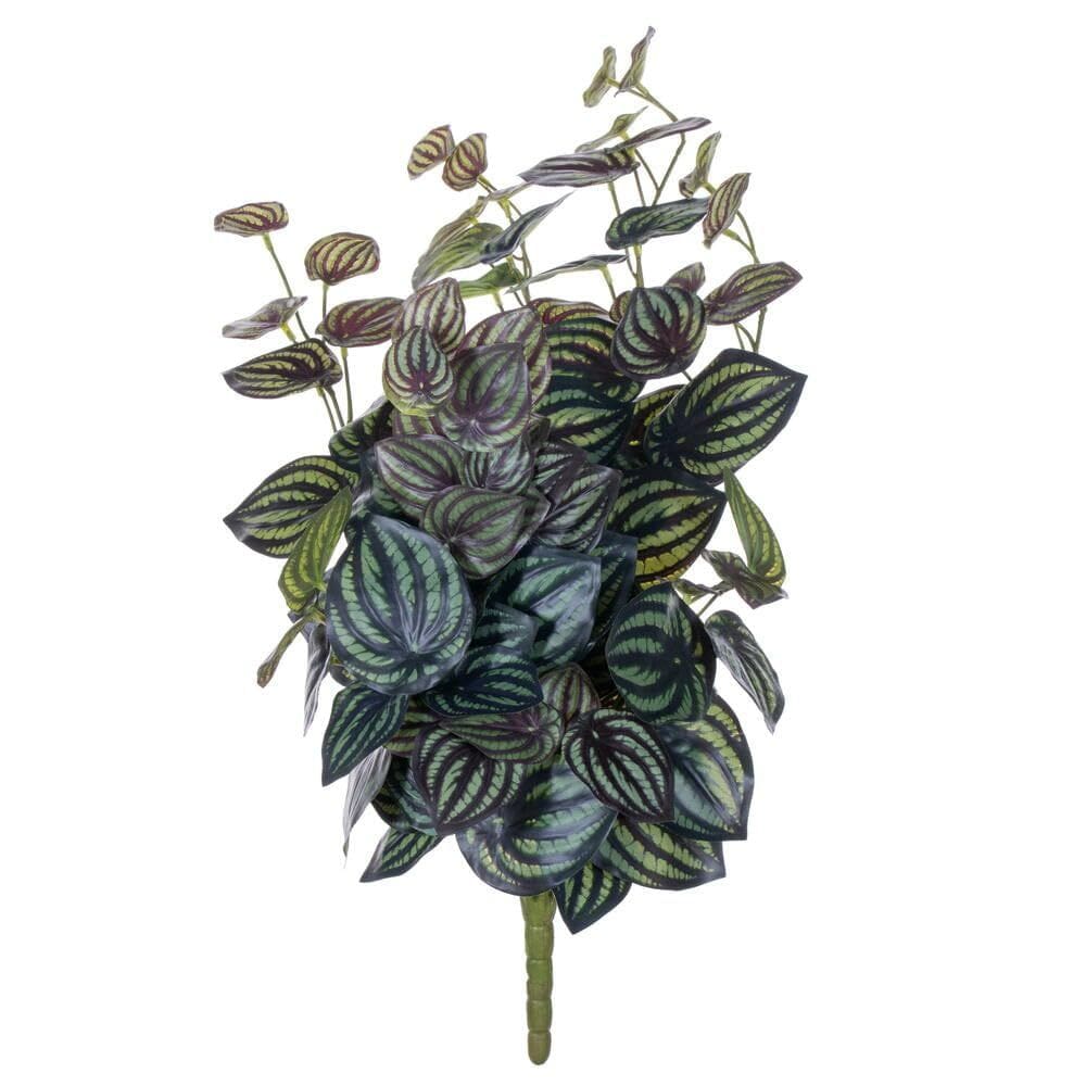 Arbusto de peperomia artificial Vickerman 64 cm verde