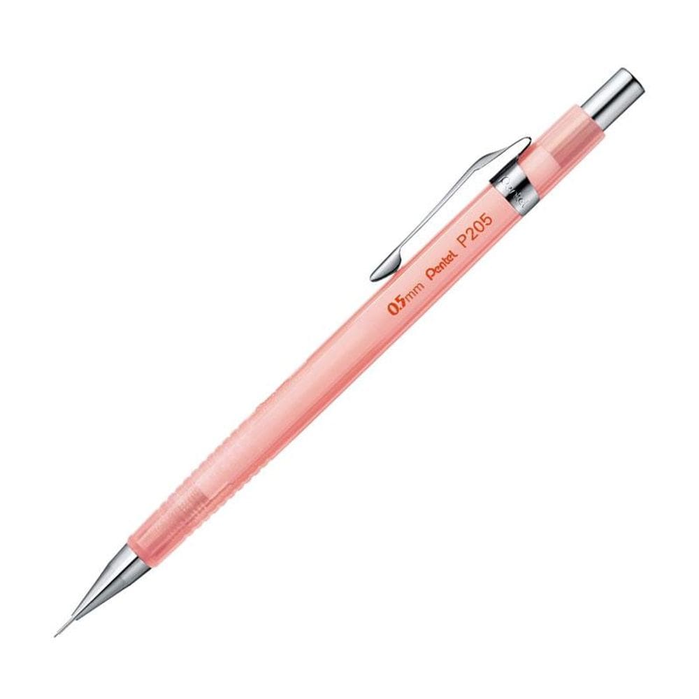Lapiseira 0.5mm P205 Sharp Clena Rosa Transparente - Pentel