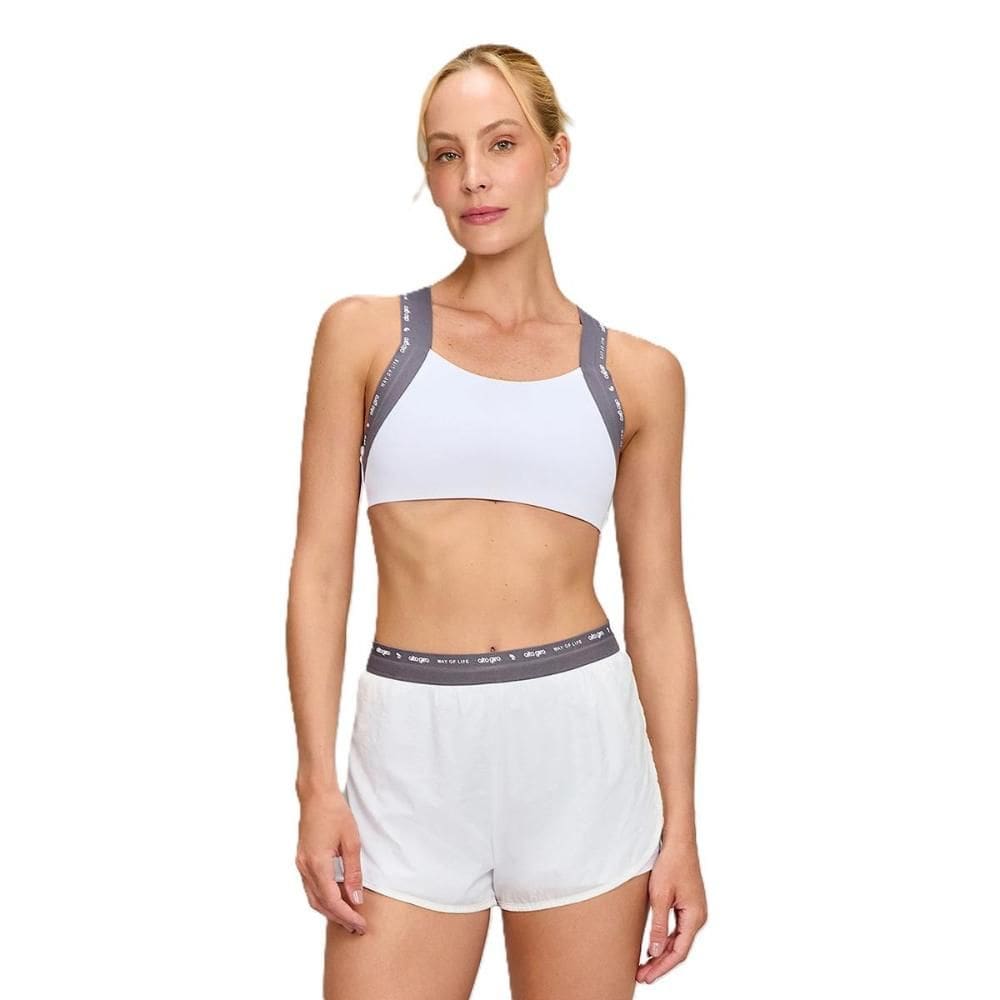 Top Nadador Fitness Alto Giro Bojo Elástico Feminino 2531509