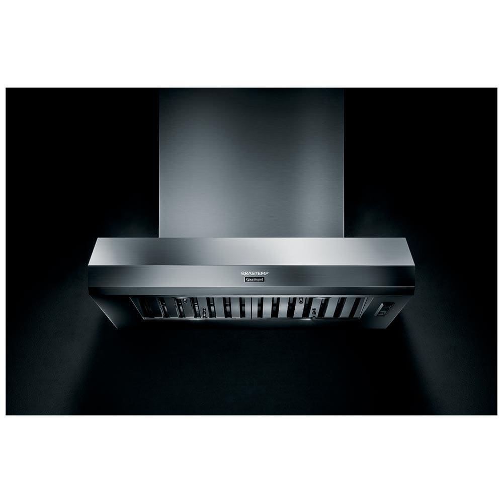 Coifa de Parede Brastemp Gourmand 90cm Inox com Alta Sucção - BAR90BR
