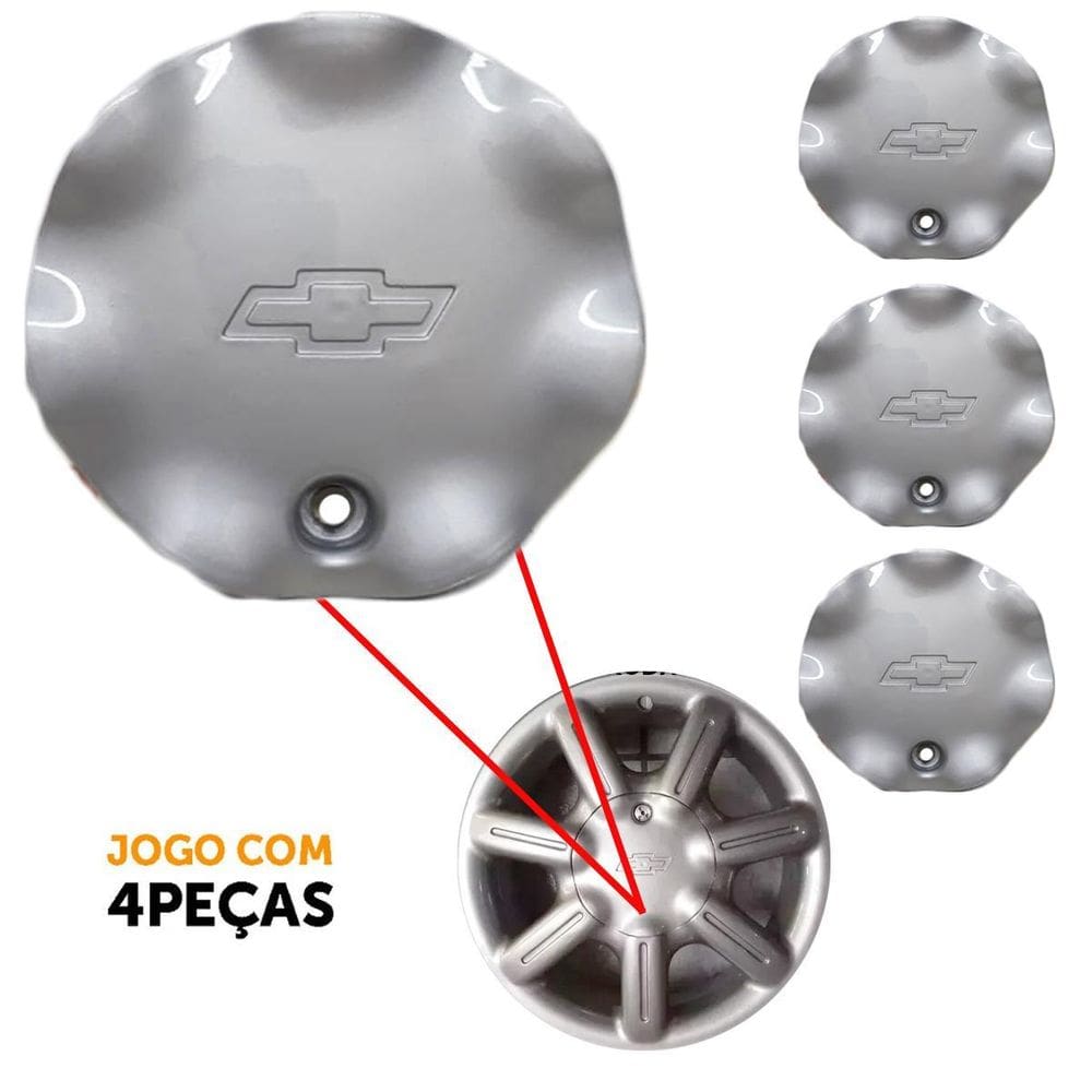 4X Centro De Roda  Miolo  Corsa Sedan