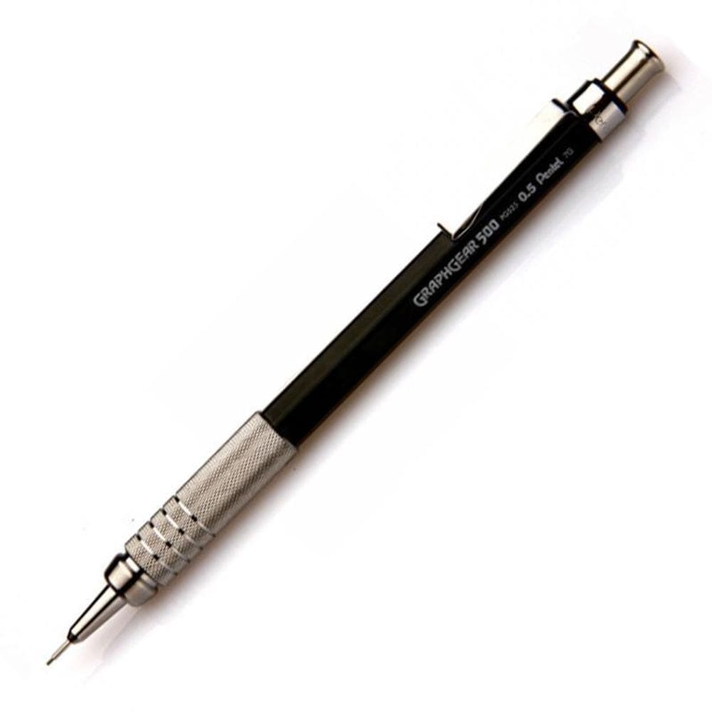 Lapiseira 0.5mm Graphgear 500 Preto - Pentel