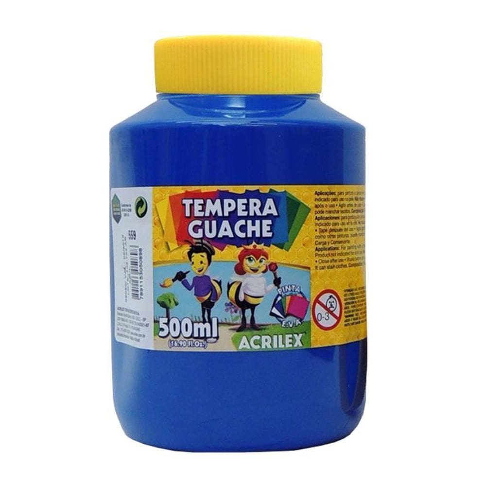 Tinta guache Azul 500ml 559 Acrilex