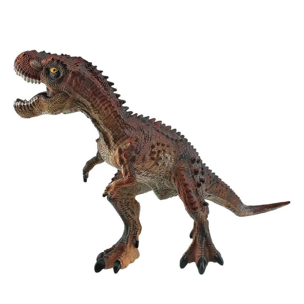 Estatueta realista Brown Tyrannosaurus Rex em PVC de 18 cm para crianças