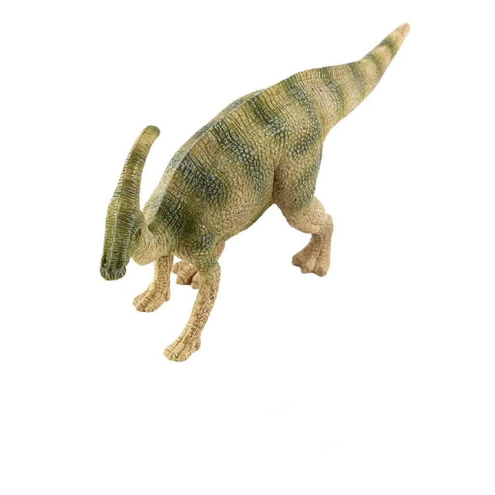 Estatueta de dinossauro realista Parasaurolophus PVC 19,5 cm para crianças