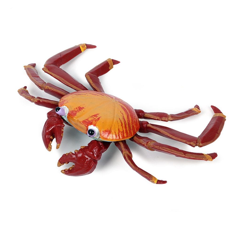 Figura: animal marinho realista de PVC Sally Crab para crianças