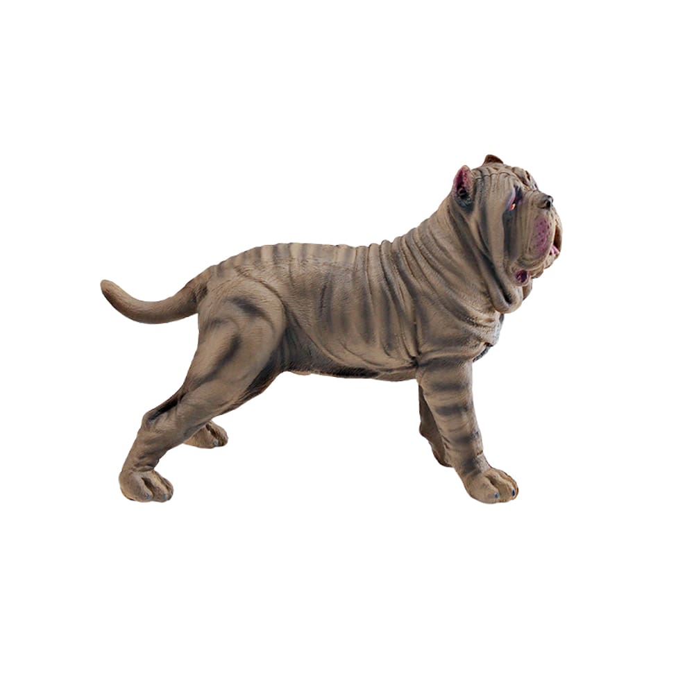 Estatueta realista de cão mastim napolitano em PVC modelo 21cm
