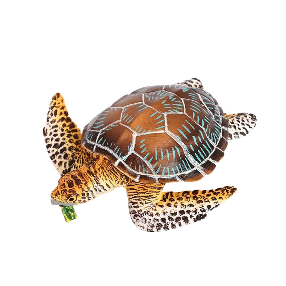 Estatueta de tartaruga marinha realista modelo de PVC Marine Life 16,5 cm