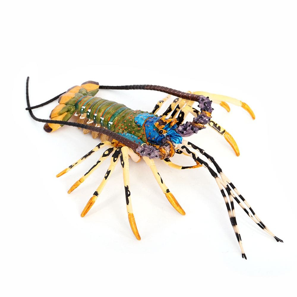 Estatueta realista de lagosta australiana em PVC grande 38,5 cm