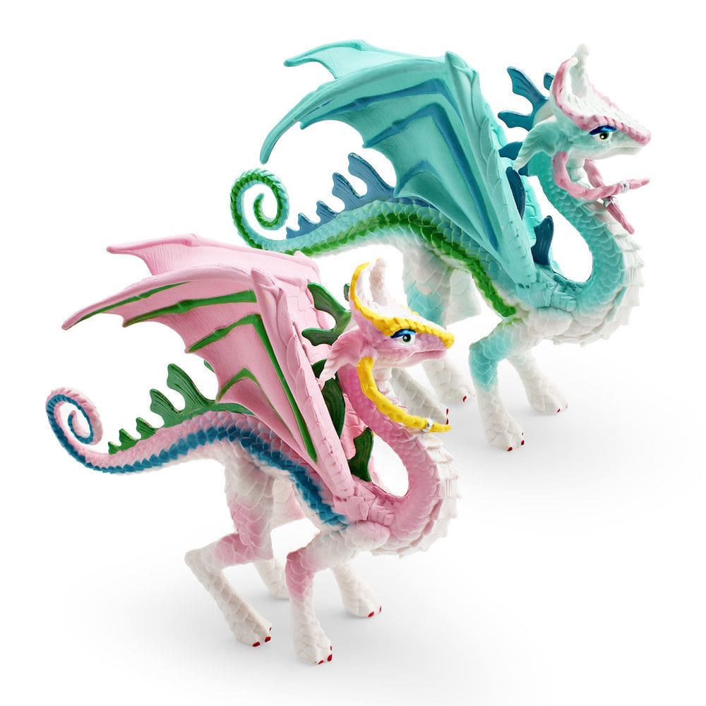 Dragon Figures Fantasy Western Mythical PVC 14,5 cm, 2 unidades