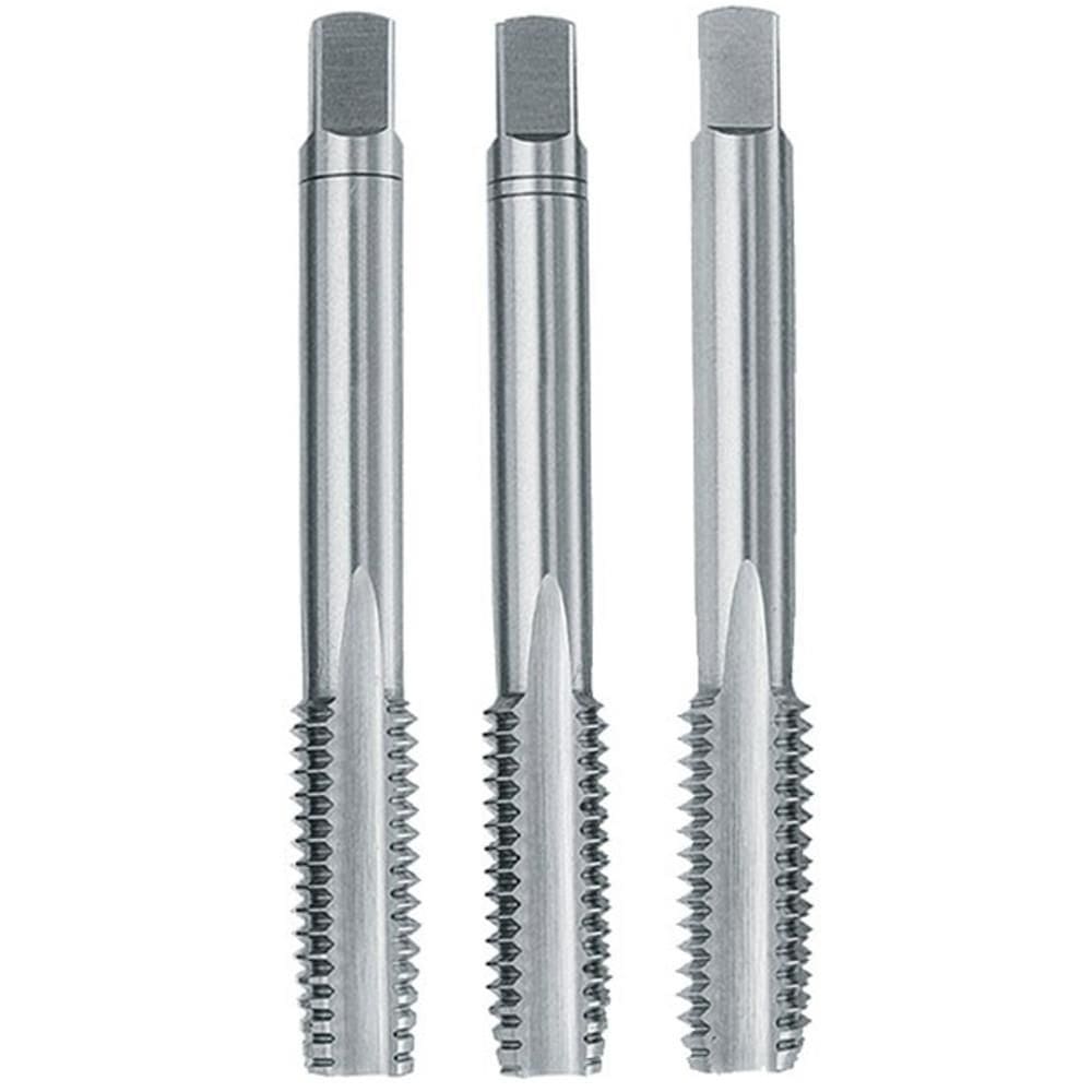 Jogo de Macho Aço Rápido MA 12x1,75mm Seriado E100 Com 3 Peças - E100M12N08 - DORMER