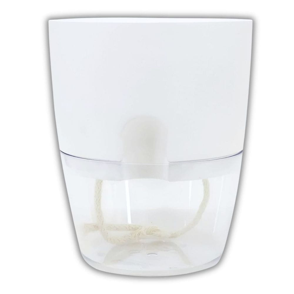 Vaso Acqua Autoirrigável (15x18) Cor Branco VASART