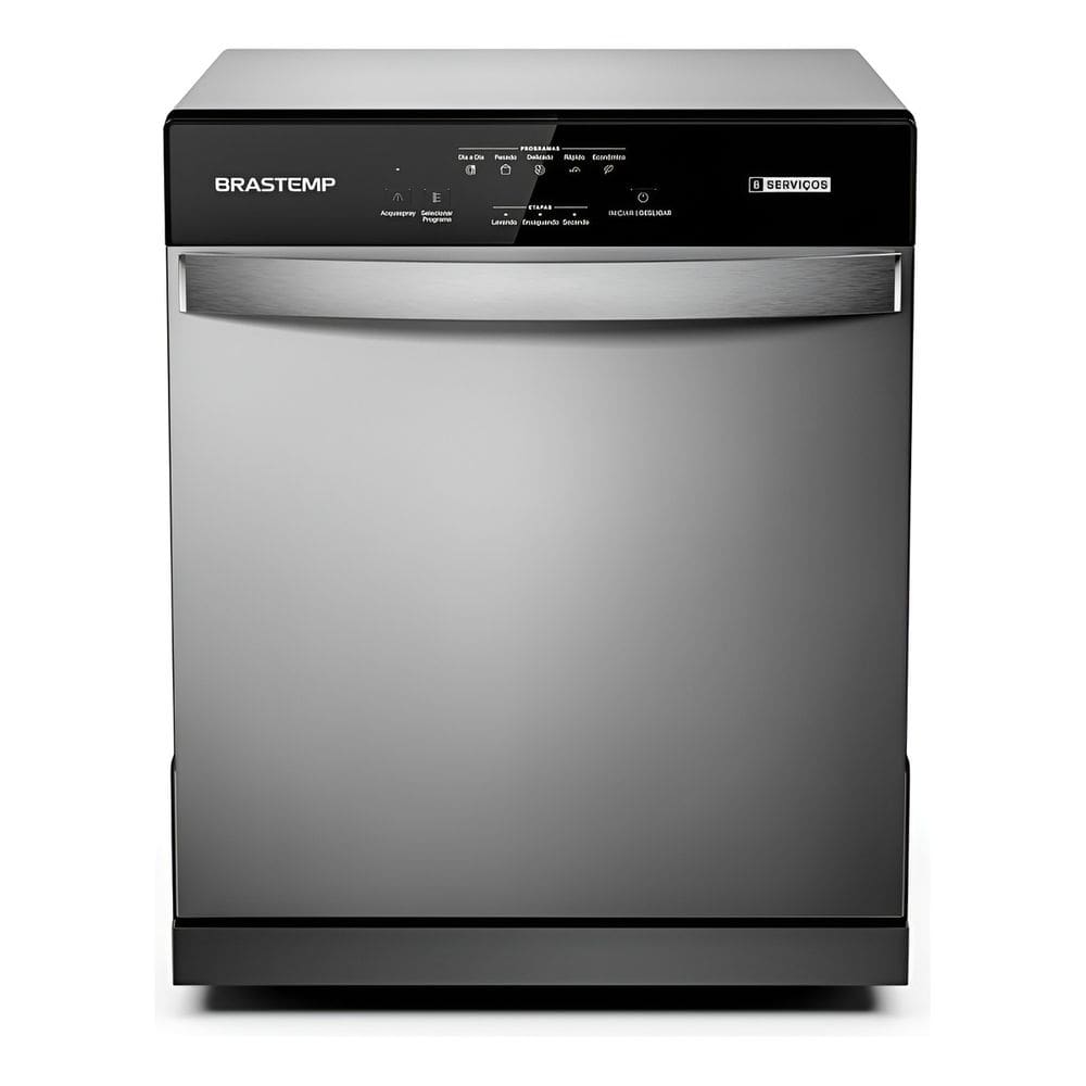 Lava Loucas 8 Servicos 220v Brastemp Blf08bs Inox