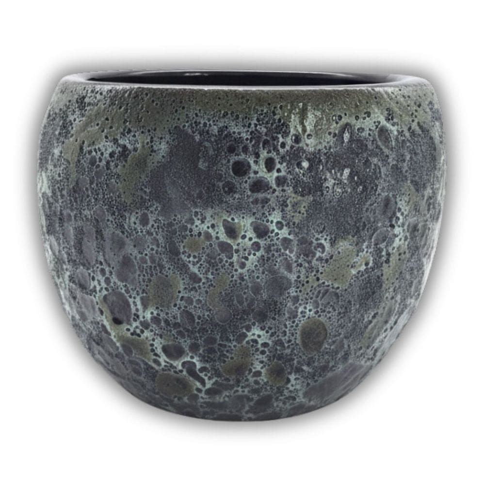 Vaso Cerâmica Rústica (15) Rocha Vulcânica BURGUINA