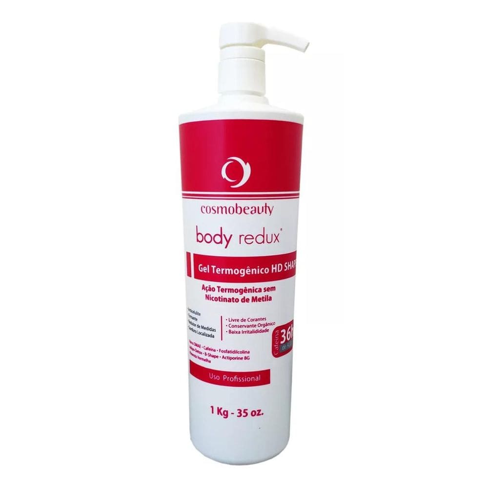 Gel Termogênico Shape Cafeína 36h Cosmobeauty 1kg