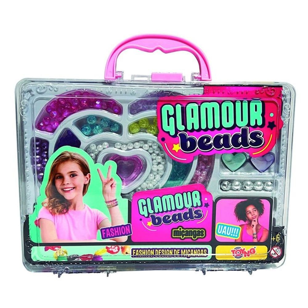Kit Miçangas Na Maleta Kit Pulseiras - Toyng 51688